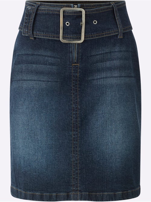 Jupe En Jean Qualité Coton - Taille Standard - Helline - Kiabi