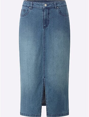 Jupe en jean qualité coton - taille standard - witt