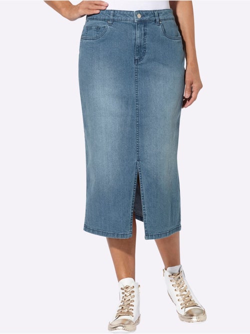 Jupe En Jean Qualité Coton - Taille Standard - Witt - Kiabi