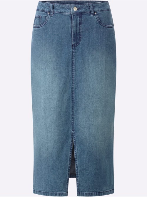 Jupe En Jean Qualité Coton - Taille Standard - Witt - Kiabi