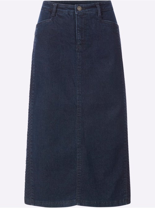 Jupe En Jean Qualité Coton - Taille Standard - Witt - Kiabi