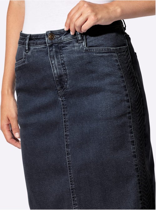 Jupe En Jean Qualité Coton - Taille Standard - Witt - Kiabi