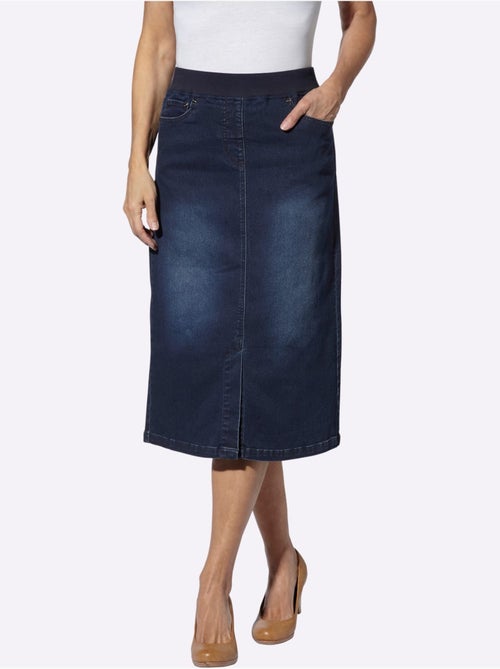 Jupe En Jean Qualité Coton - Taille Standard - Witt - Kiabi