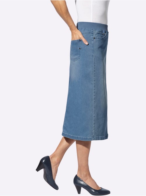Jupe En Jean Qualité Coton - Taille Standard - Witt - Kiabi