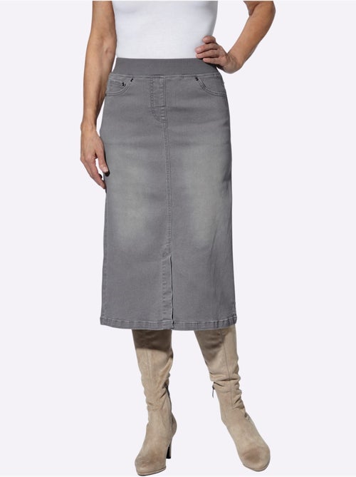 Jupe En Jean Qualité Coton - Taille Standard - Witt - Kiabi