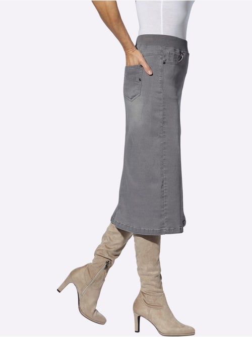 Jupe En Jean Qualité Coton - Taille Standard - Witt - Kiabi