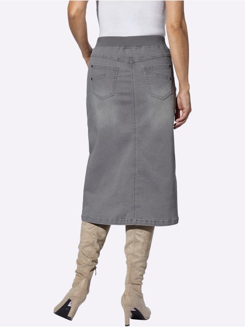 Jupe En Jean Qualité Coton - Taille Standard - Witt - Kiabi
