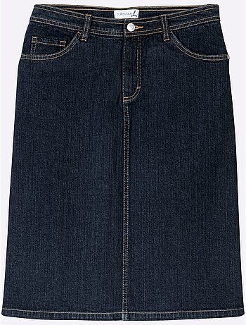 Jupe En Jean Qualité Coton Extensible Indéformable - Taille Standard - Witt