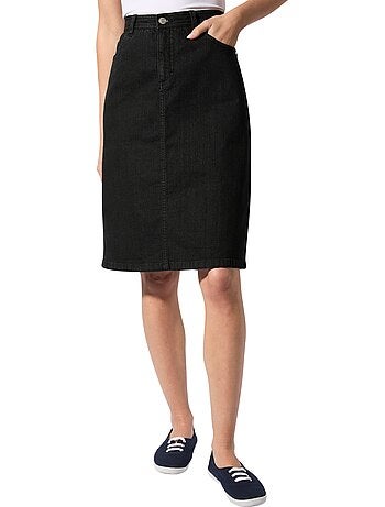 Jupe En Jean Qualité Coton Extensible Indéformable - Taille Standard - Witt