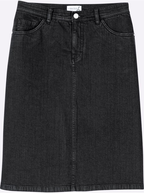 Jupe En Jean Qualité Coton Extensible Indéformable - Taille Standard - Witt - Kiabi Jupe En Jean Qualité Coton Extensible Indéformable - Taille Standard - Witt - Kiabi