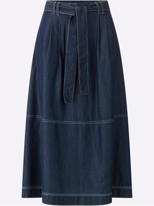 Jupe En Jean Qualité Douce Et Fluide - Taille Standard - Helline - Kiabi