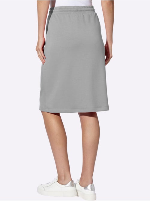 Jupe En Jersey 55% Viscose - Taille Standard - Helline - Kiabi