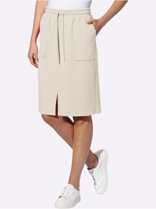 Jupe En Jersey 55% Viscose - Taille Standard - Helline - Kiabi Jupe En Jersey 55% Viscose - Taille Standard - Helline - Kiabi