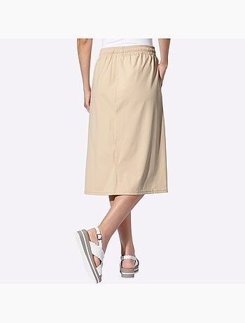 Jupe En Jersey Ceinture élastique, Coulisse Et Lien à Nouer - Taille Standard - helline