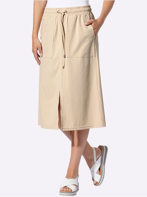 Jupe En Jersey Ceinture élastique, Coulisse Et Lien à Nouer - Taille Standard - helline - Kiabi