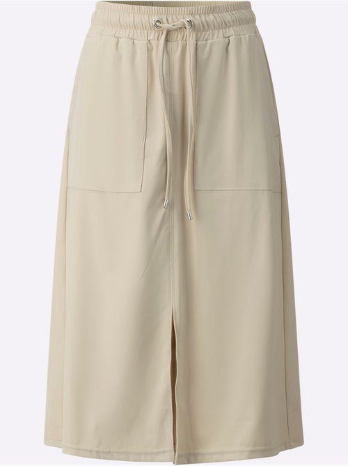 Jupe En Jersey Ceinture élastique, Coulisse Et Lien à Nouer - Taille Standard - helline - Kiabi