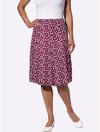 Jupe En Jersey Entretien Facile - Taille Standard - Moda Vilona