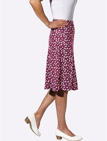 Jupe En Jersey Entretien Facile - Taille Standard - Moda Vilona