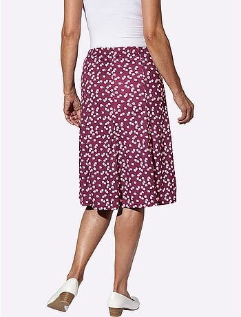 Jupe En Jersey Entretien Facile - Taille Standard - Moda Vilona