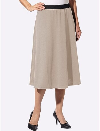 Jupe En Jersey Jersey Fin - Taille Courte - Witt