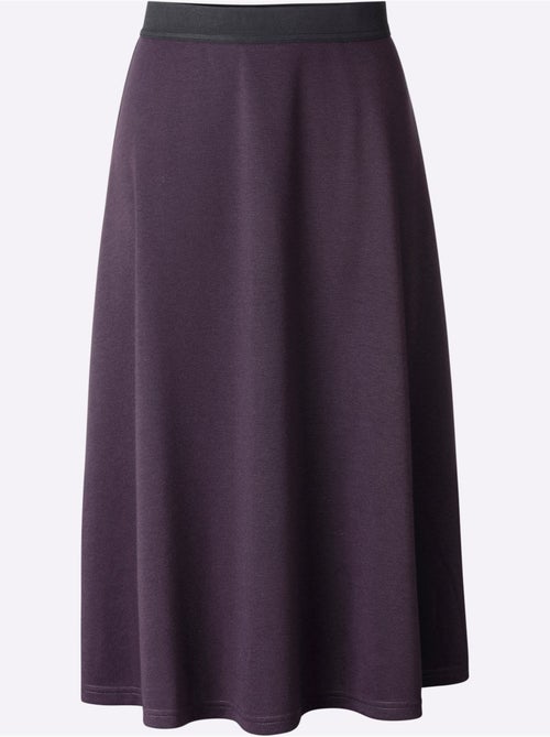 Jupe En Jersey Jersey Fin - Taille Courte - Witt - Kiabi