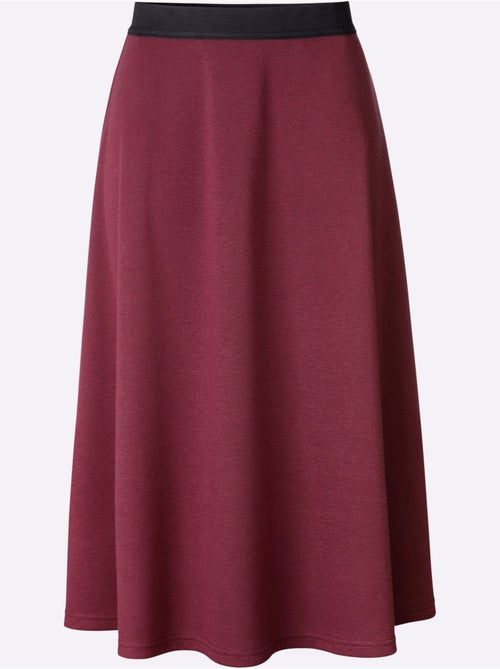 Jupe En Jersey Jersey Fin - Taille Courte - Witt - Kiabi