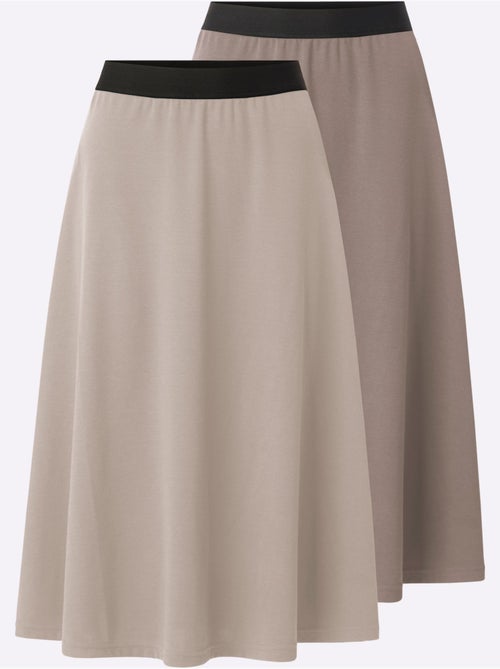 Jupe En Jersey Jersey Fin - Taille Standard - Witt - Kiabi Jupe En Jersey Jersey Fin - Taille Standard - Witt - Kiabi