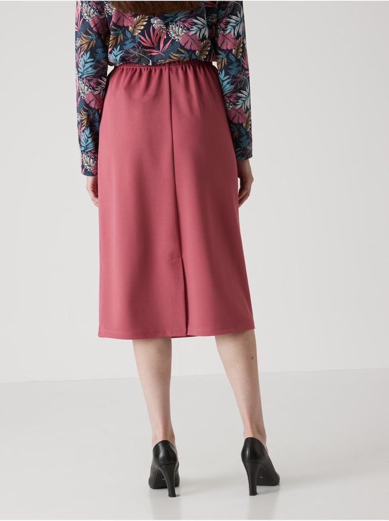Jupe en maille - DAXON Bois de rose - Kiabi