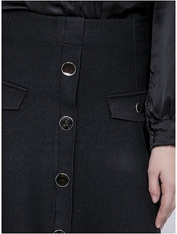 Jupe en maille boutons devant XIVRY