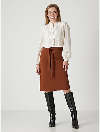 Jupe en maille élastiquée - DAXON