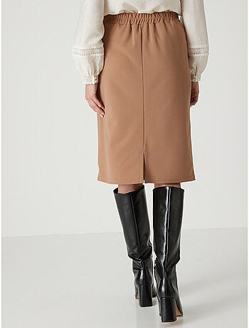 Jupe en maille élastiquée