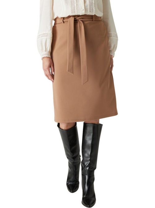 Jupe en maille élastiquée - Kiabi