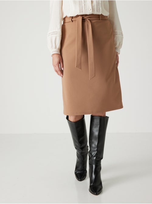 Jupe en maille élastiquée - Kiabi