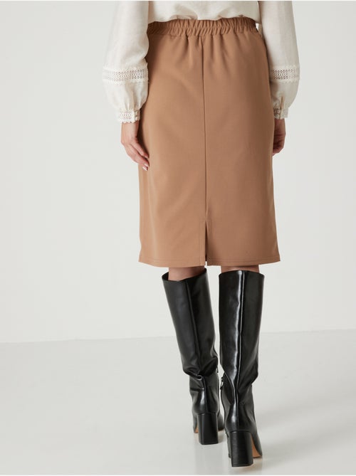 Jupe en maille élastiquée - Kiabi