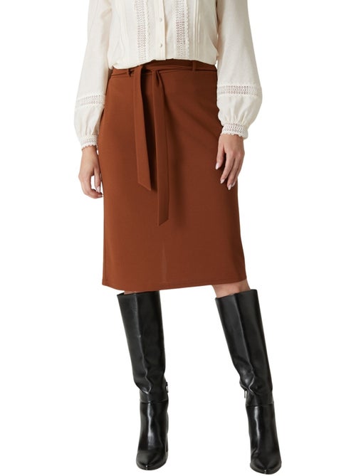 Jupe en maille élastiquée - Kiabi