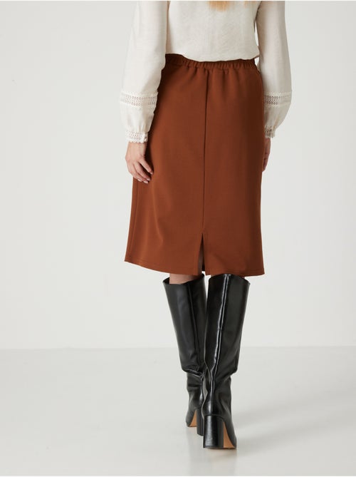 Jupe en maille élastiquée - Kiabi