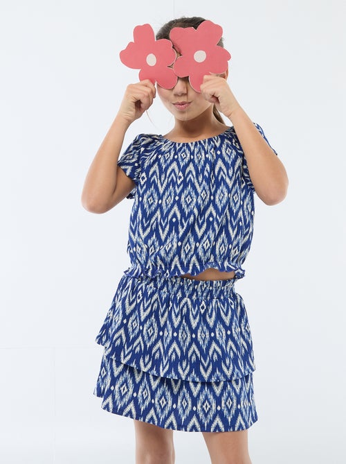 Jupe en maille stretch - Kiabi