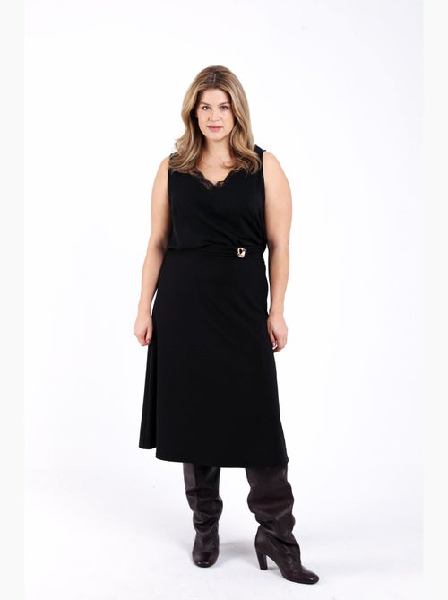 Jupe en maille unie PAPRIKA - Kiabi