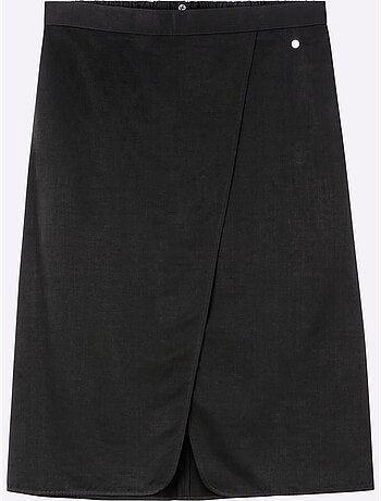 Jupe En Satin Coupe Féminine - Taille Standard - Sheego