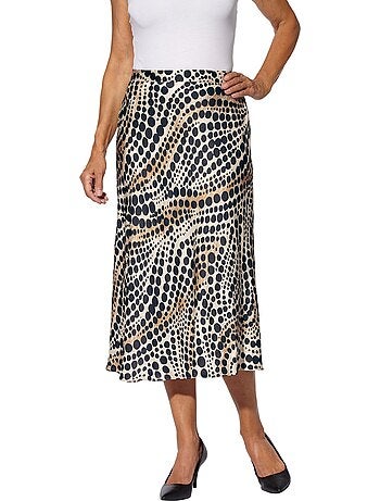 Jupe En Satin Qualité Tissée - Taille Standard - Witt