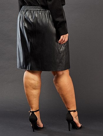 Jupe en simili esprit rock - Kiabi