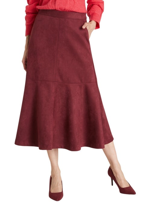 Jupe en suédine - Kiabi