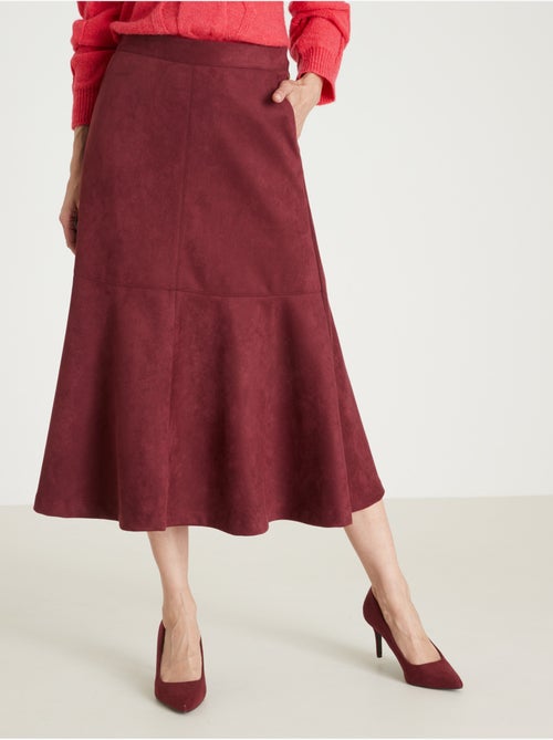 Jupe en suédine - Kiabi