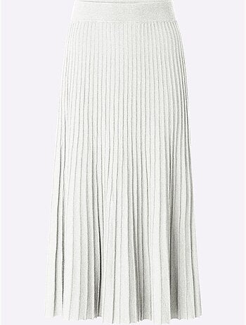 Jupe en tricot ceinture élastique confortable - taille standard - helline
