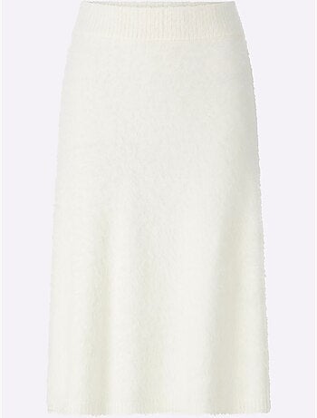 Jupe en tricot fil moelleux à poils longs - taille standard - helline