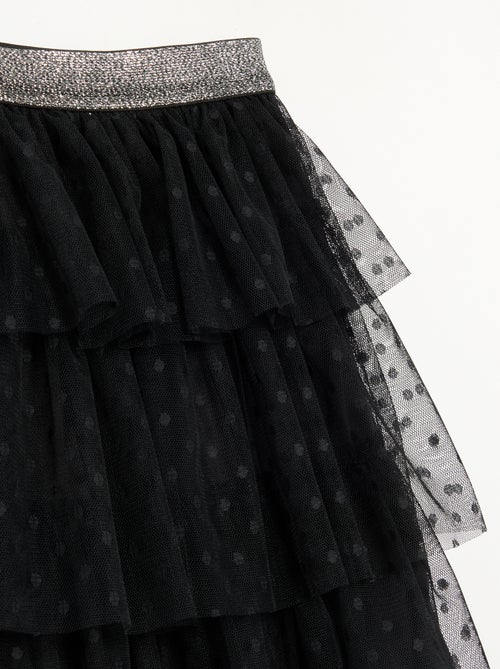 Jupe en tulle à volants 'Halloween' - Kiabi