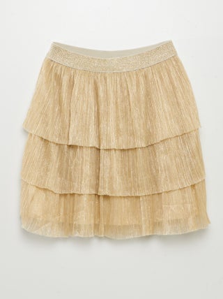 Jupe en tulle avec fils brillants