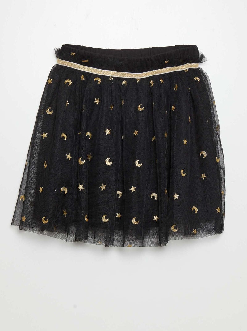 Jupe en tulle forme tutu Noir - Kiabi