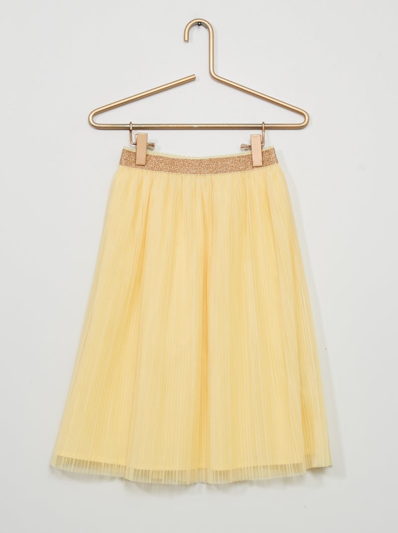 Jupe en tulle Jaune - Kiabi