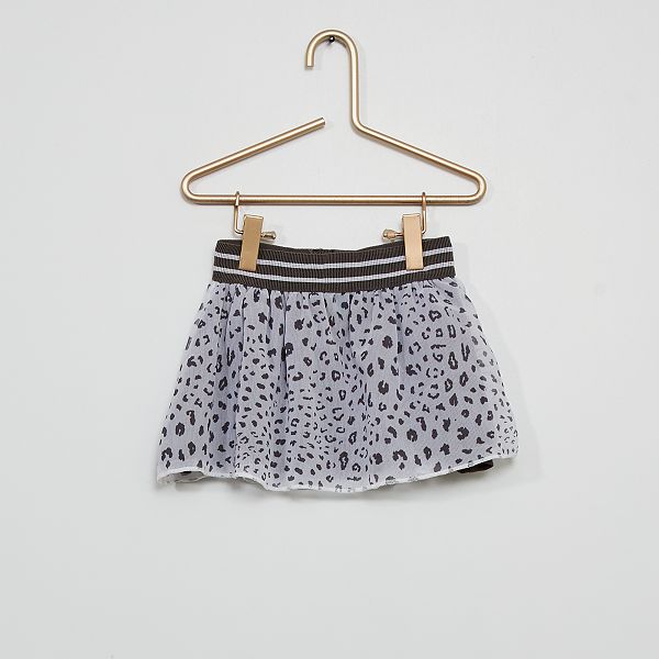 jupe leopard kiabi